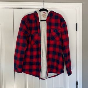 Fleece lined jacket from Costco